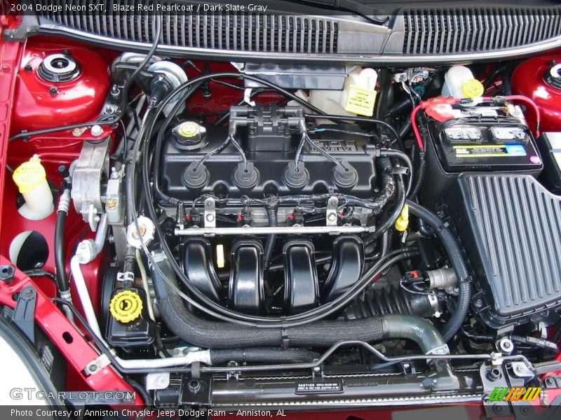 Blaze Red Pearlcoat / Dark Slate Gray 2004 Dodge Neon SXT