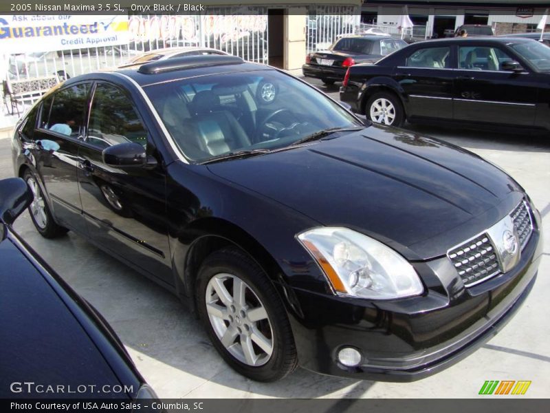 Onyx Black / Black 2005 Nissan Maxima 3.5 SL