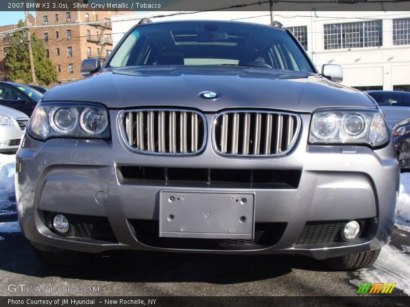 Silver Grey Metallic / Tobacco 2007 BMW X3 3.0si
