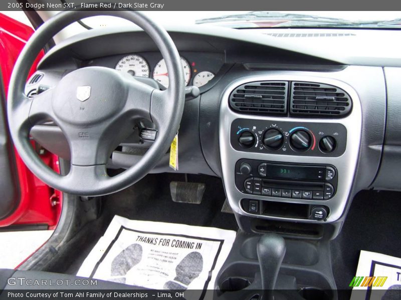 Flame Red / Dark Slate Gray 2005 Dodge Neon SXT