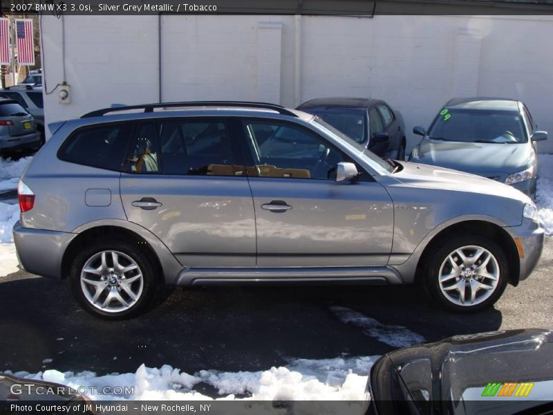 Silver Grey Metallic / Tobacco 2007 BMW X3 3.0si