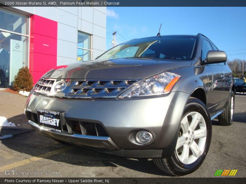 Platinum Pearl Metallic / Charcoal 2006 Nissan Murano SL AWD