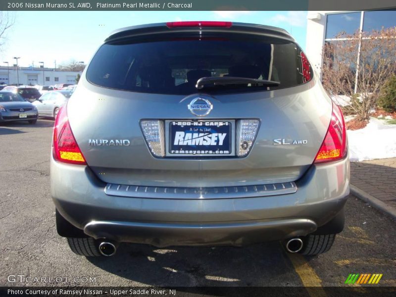 Platinum Pearl Metallic / Charcoal 2006 Nissan Murano SL AWD