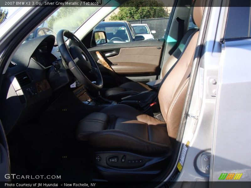 Silver Grey Metallic / Tobacco 2007 BMW X3 3.0si