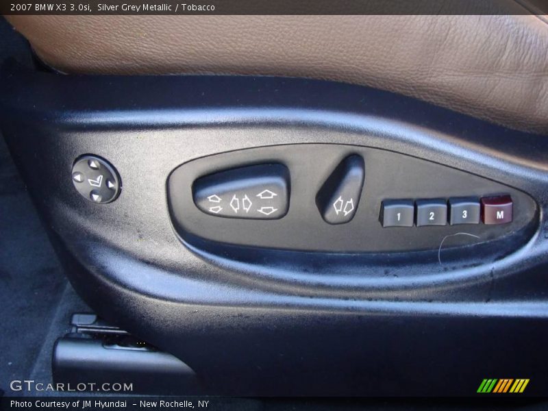 Silver Grey Metallic / Tobacco 2007 BMW X3 3.0si