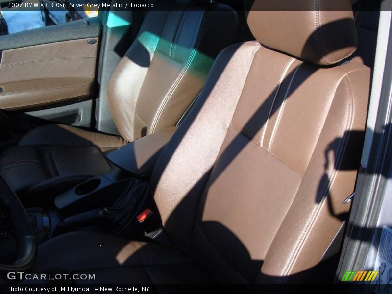 Silver Grey Metallic / Tobacco 2007 BMW X3 3.0si