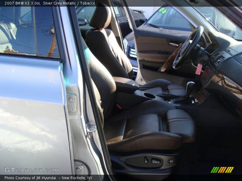 Silver Grey Metallic / Tobacco 2007 BMW X3 3.0si