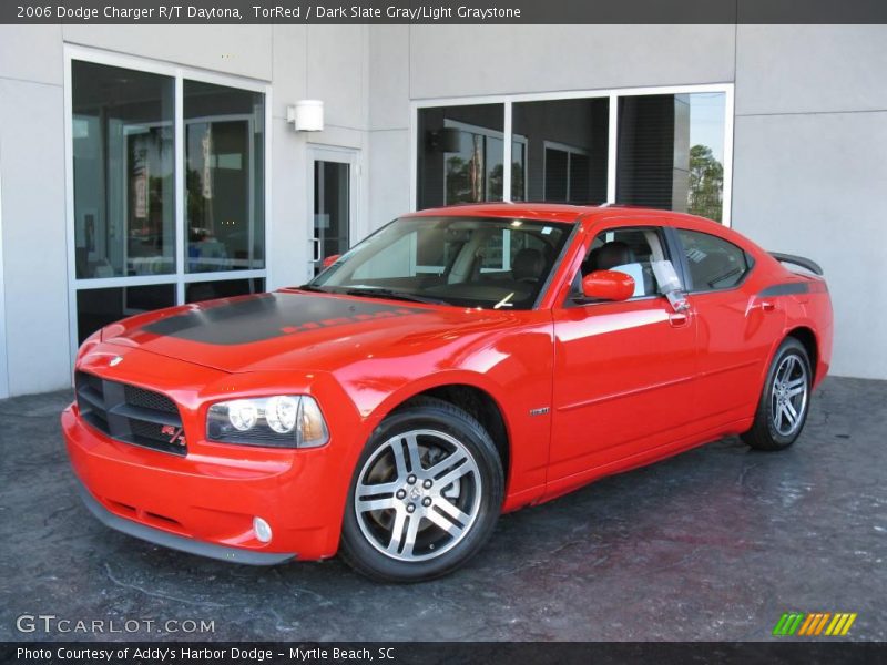 TorRed / Dark Slate Gray/Light Graystone 2006 Dodge Charger R/T Daytona