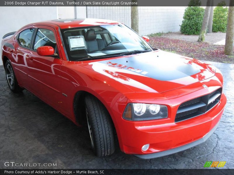 TorRed / Dark Slate Gray/Light Graystone 2006 Dodge Charger R/T Daytona