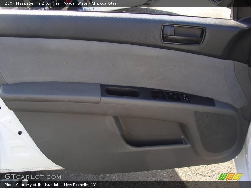 Fresh Powder White / Charcoal/Steel 2007 Nissan Sentra 2.0