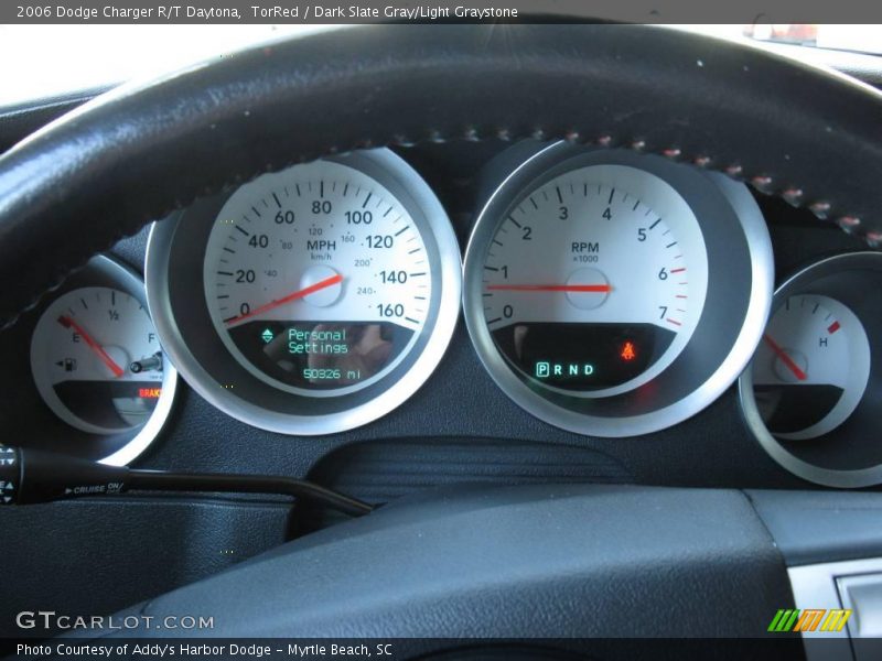 TorRed / Dark Slate Gray/Light Graystone 2006 Dodge Charger R/T Daytona
