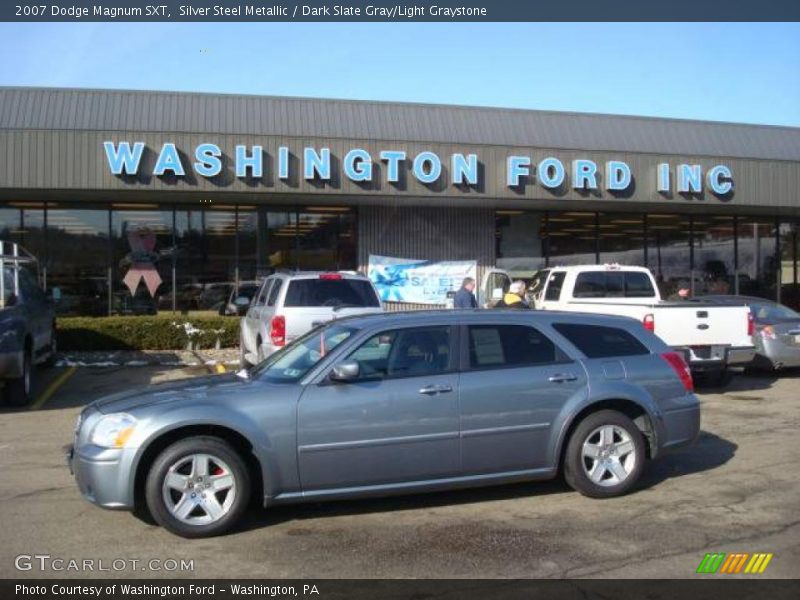 Silver Steel Metallic / Dark Slate Gray/Light Graystone 2007 Dodge Magnum SXT