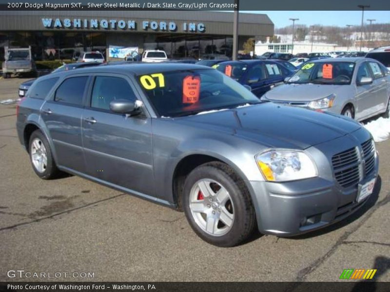 Silver Steel Metallic / Dark Slate Gray/Light Graystone 2007 Dodge Magnum SXT