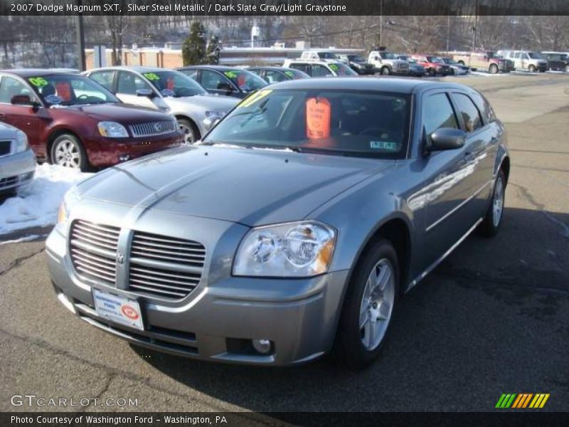Silver Steel Metallic / Dark Slate Gray/Light Graystone 2007 Dodge Magnum SXT