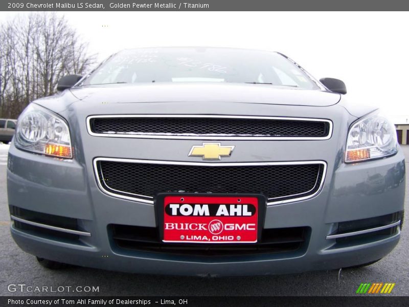 Golden Pewter Metallic / Titanium 2009 Chevrolet Malibu LS Sedan