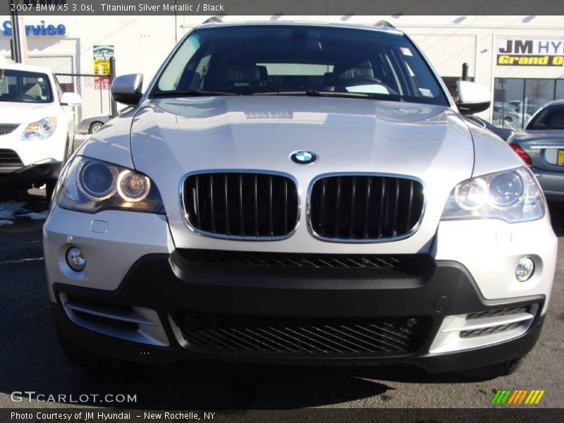Titanium Silver Metallic / Black 2007 BMW X5 3.0si