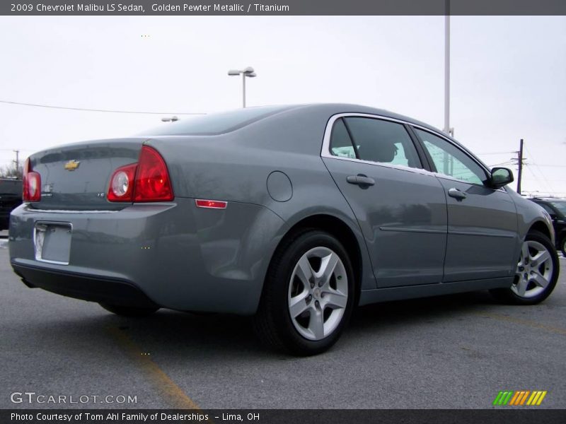 Golden Pewter Metallic / Titanium 2009 Chevrolet Malibu LS Sedan