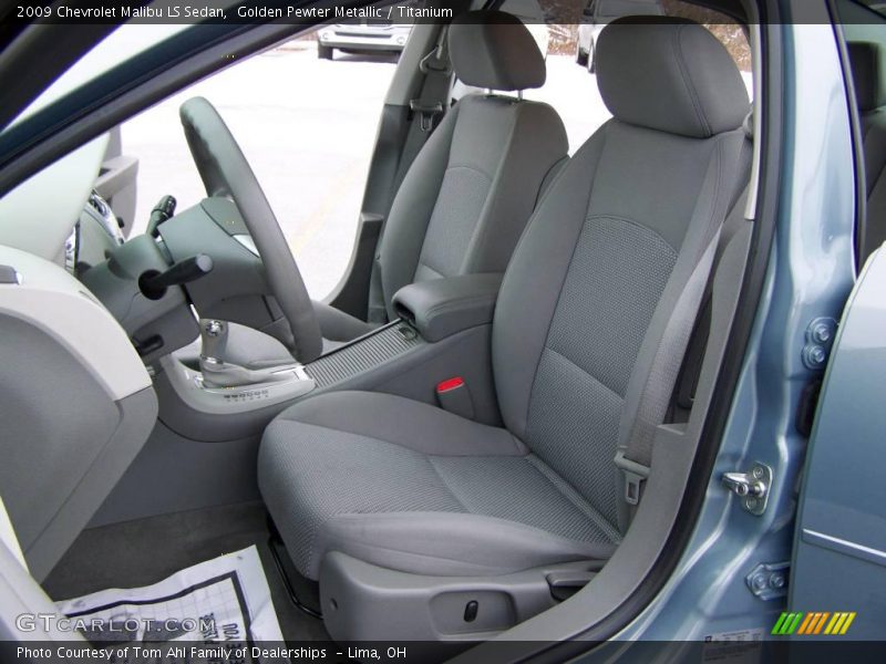 Golden Pewter Metallic / Titanium 2009 Chevrolet Malibu LS Sedan
