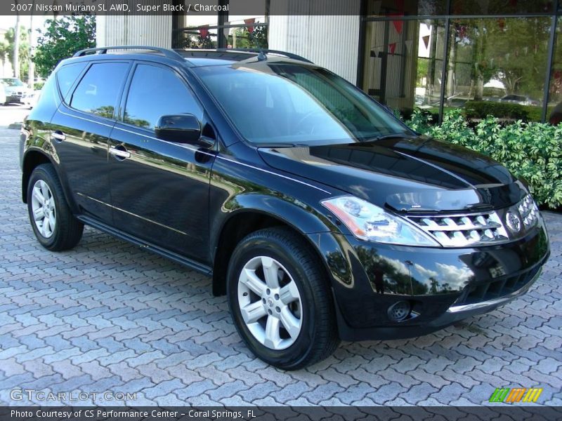 Super Black / Charcoal 2007 Nissan Murano SL AWD
