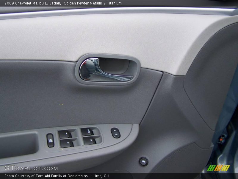 Golden Pewter Metallic / Titanium 2009 Chevrolet Malibu LS Sedan