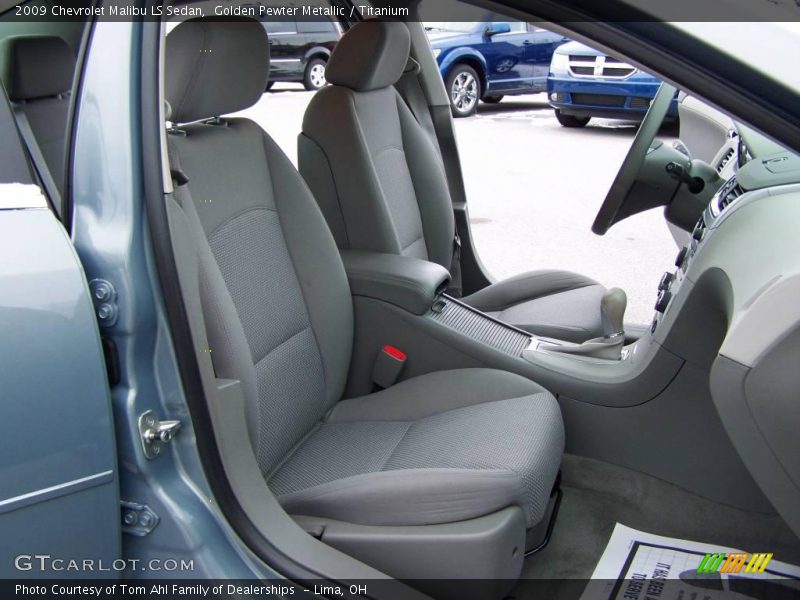 Golden Pewter Metallic / Titanium 2009 Chevrolet Malibu LS Sedan