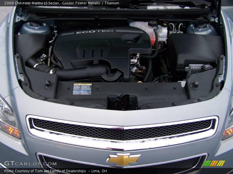 Golden Pewter Metallic / Titanium 2009 Chevrolet Malibu LS Sedan