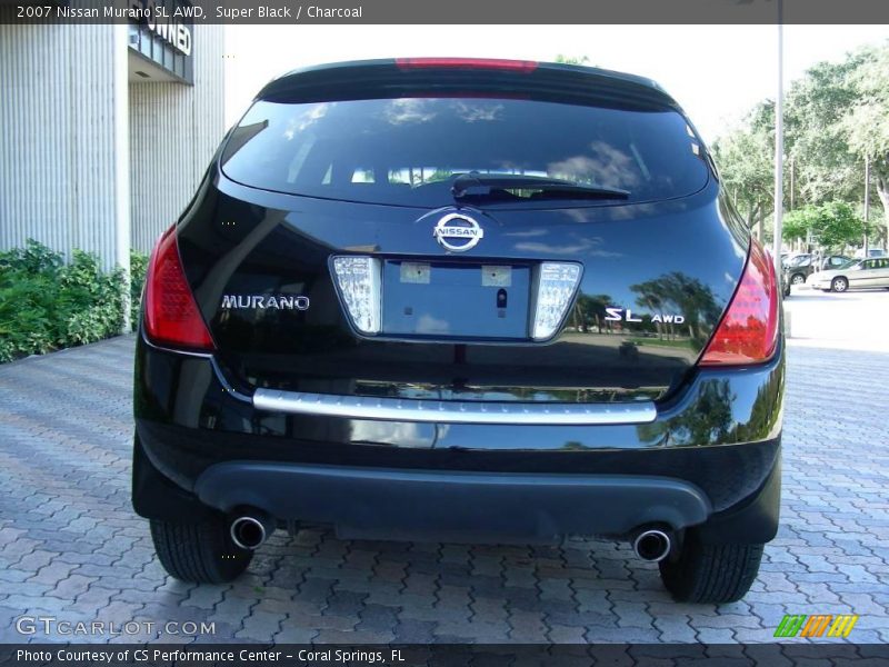 Super Black / Charcoal 2007 Nissan Murano SL AWD