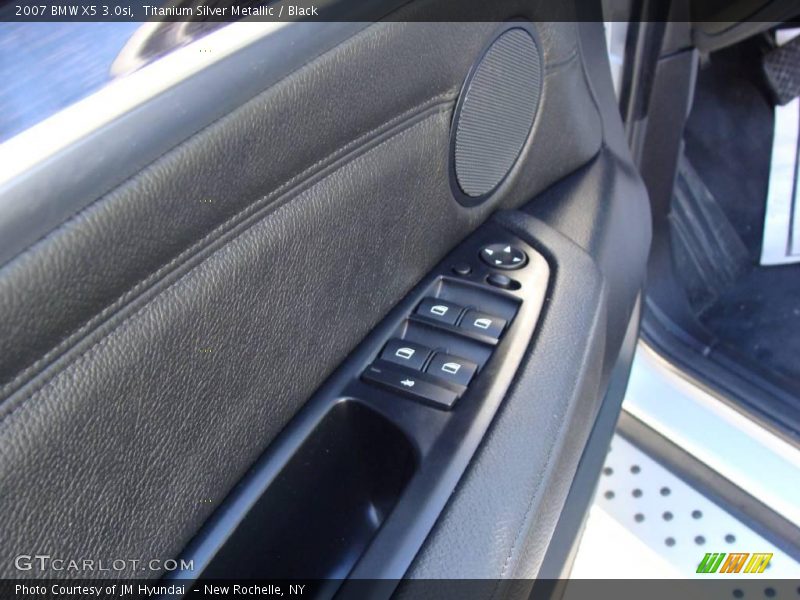 Titanium Silver Metallic / Black 2007 BMW X5 3.0si