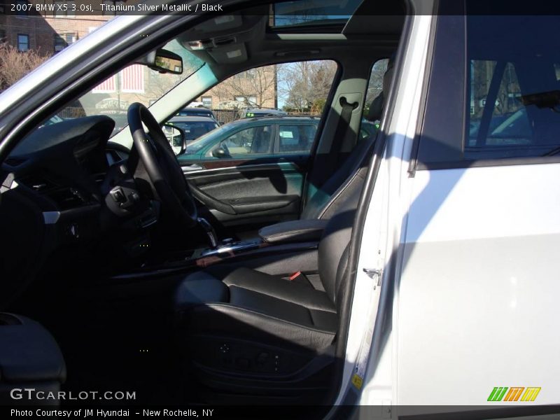 Titanium Silver Metallic / Black 2007 BMW X5 3.0si