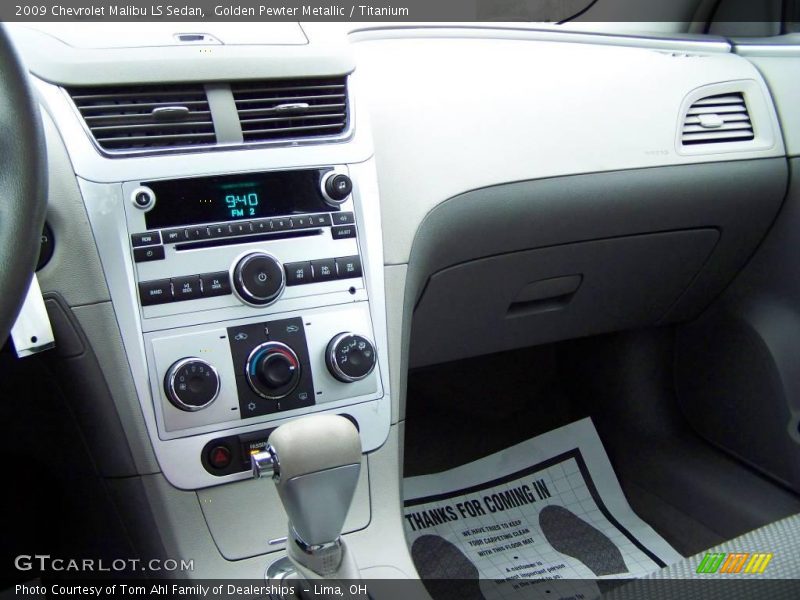 Golden Pewter Metallic / Titanium 2009 Chevrolet Malibu LS Sedan