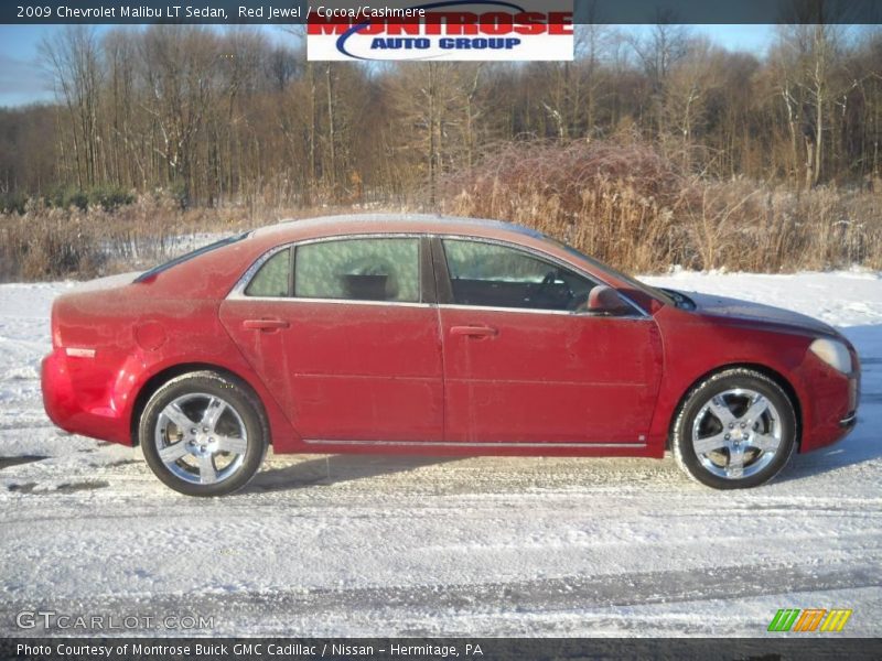 Red Jewel / Cocoa/Cashmere 2009 Chevrolet Malibu LT Sedan