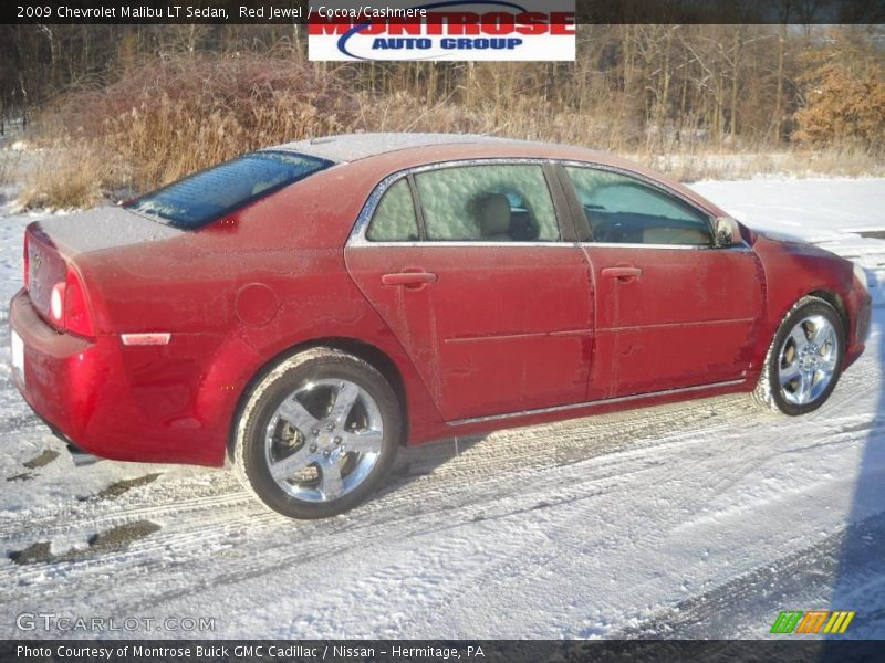 Red Jewel / Cocoa/Cashmere 2009 Chevrolet Malibu LT Sedan