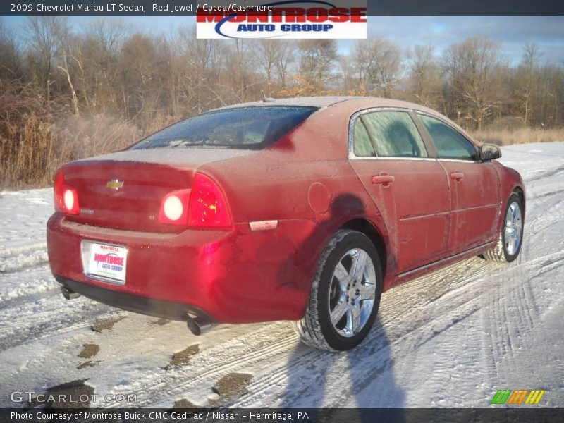 Red Jewel / Cocoa/Cashmere 2009 Chevrolet Malibu LT Sedan