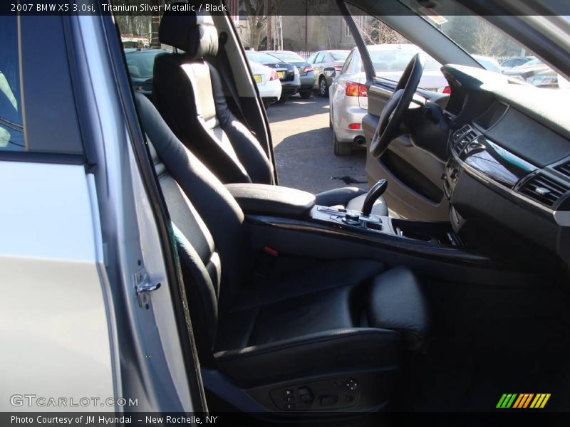 Titanium Silver Metallic / Black 2007 BMW X5 3.0si