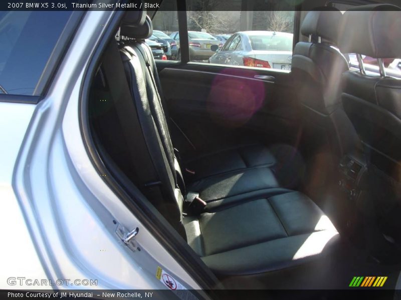 Titanium Silver Metallic / Black 2007 BMW X5 3.0si
