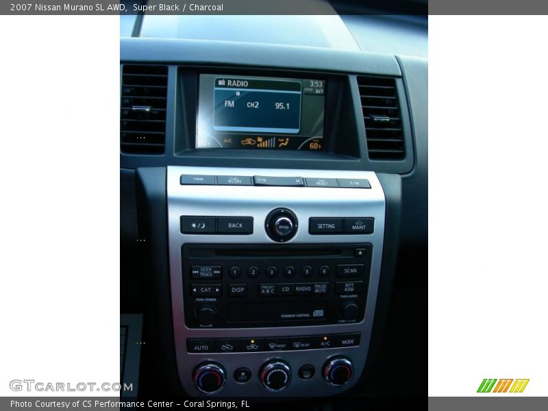 Super Black / Charcoal 2007 Nissan Murano SL AWD