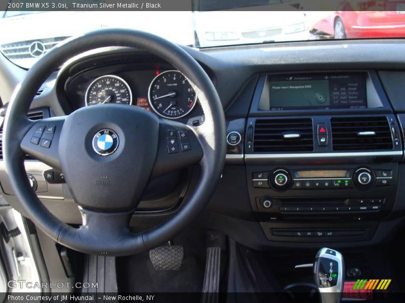 Titanium Silver Metallic / Black 2007 BMW X5 3.0si