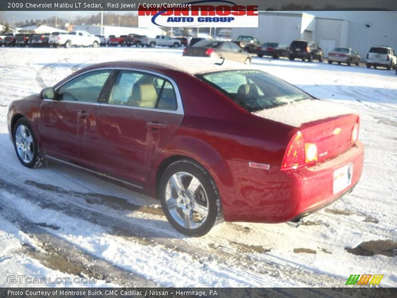 Red Jewel / Cocoa/Cashmere 2009 Chevrolet Malibu LT Sedan