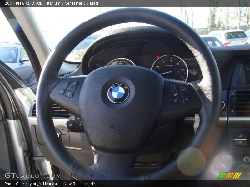 Titanium Silver Metallic / Black 2007 BMW X5 3.0si