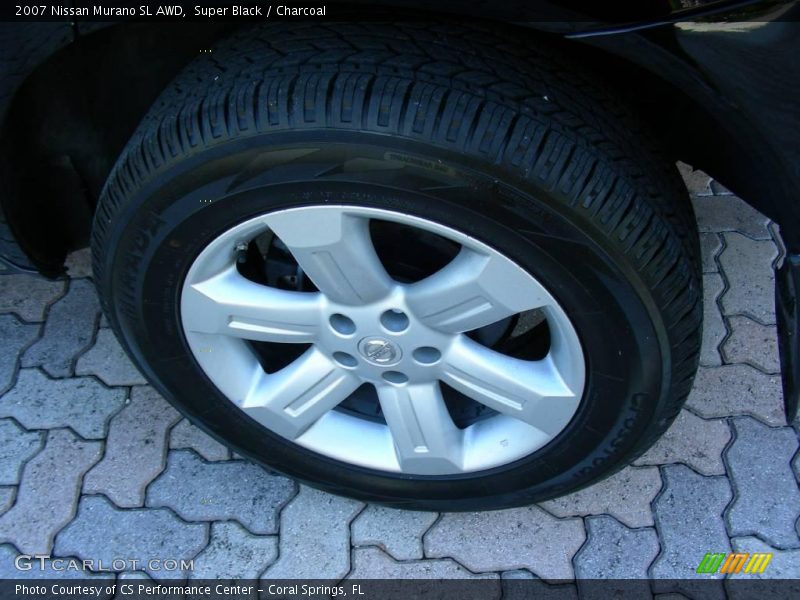 Super Black / Charcoal 2007 Nissan Murano SL AWD