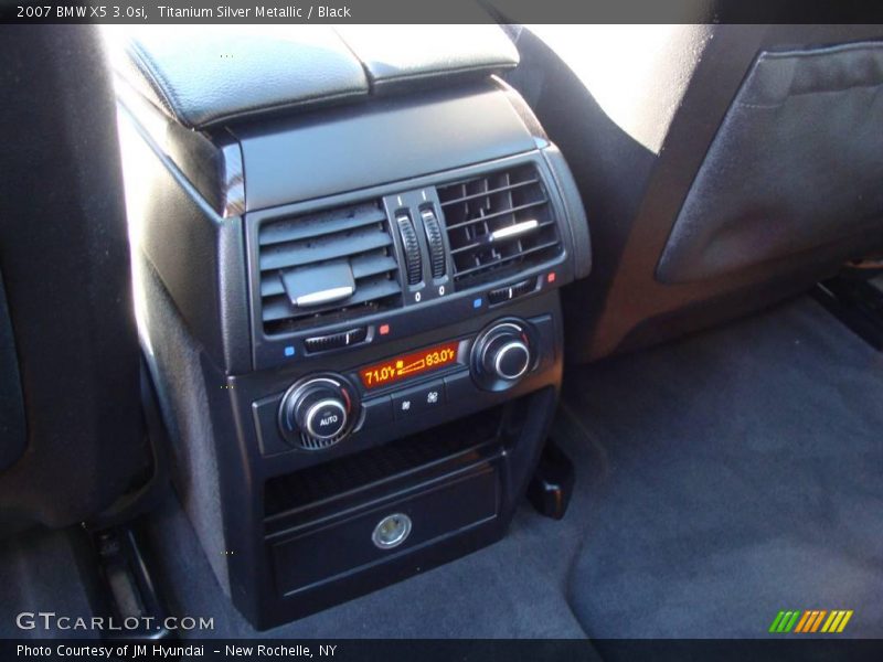 Titanium Silver Metallic / Black 2007 BMW X5 3.0si