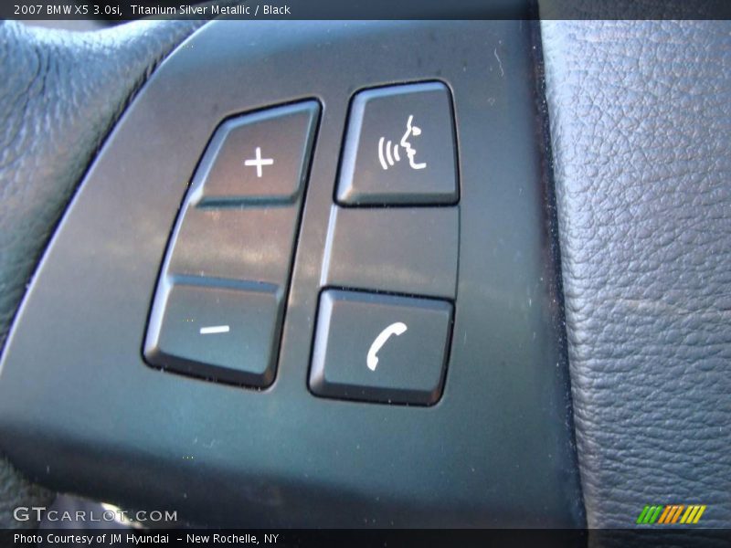Titanium Silver Metallic / Black 2007 BMW X5 3.0si