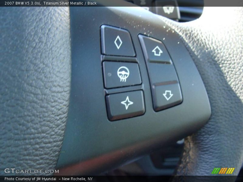 Titanium Silver Metallic / Black 2007 BMW X5 3.0si