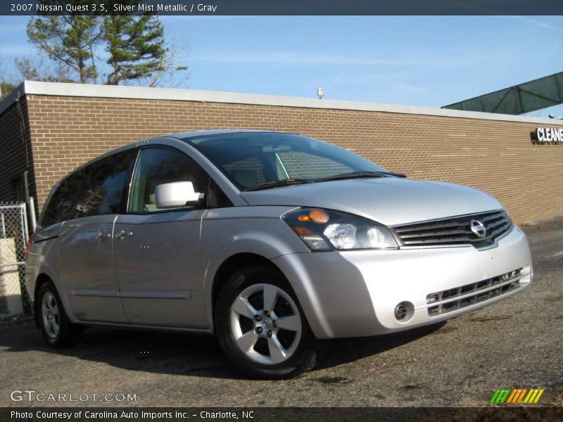 Silver Mist Metallic / Gray 2007 Nissan Quest 3.5