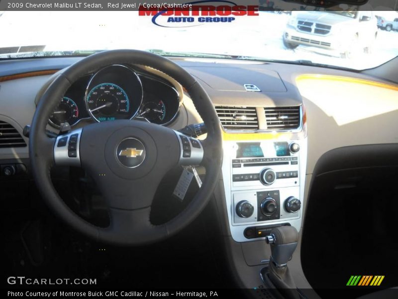 Red Jewel / Cocoa/Cashmere 2009 Chevrolet Malibu LT Sedan