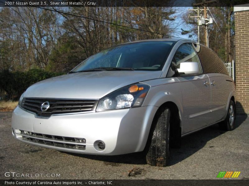 Silver Mist Metallic / Gray 2007 Nissan Quest 3.5