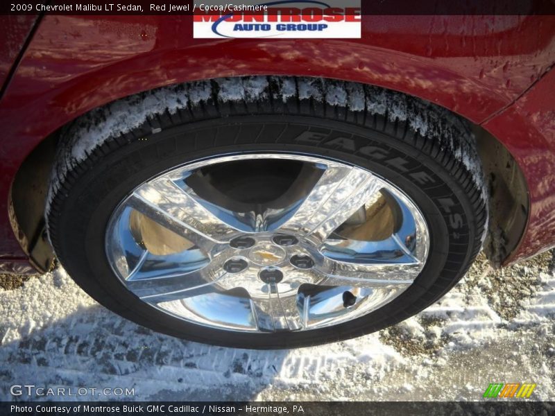 Red Jewel / Cocoa/Cashmere 2009 Chevrolet Malibu LT Sedan