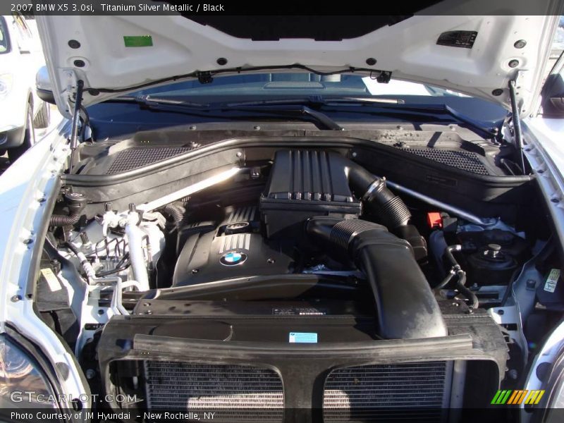 Titanium Silver Metallic / Black 2007 BMW X5 3.0si