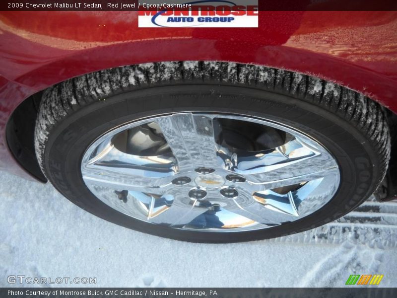 Red Jewel / Cocoa/Cashmere 2009 Chevrolet Malibu LT Sedan