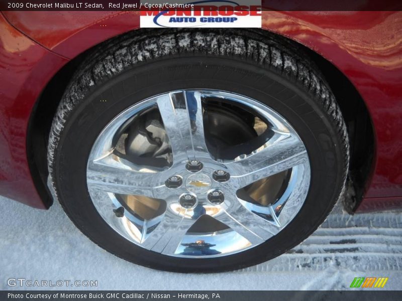 Red Jewel / Cocoa/Cashmere 2009 Chevrolet Malibu LT Sedan